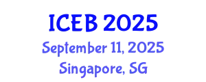 International Conference on Ecosystems and Biodiversity (ICEB) September 11, 2025 - Singapore, Singapore