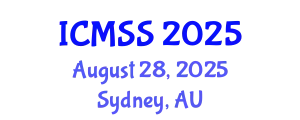 International Conference on Mathematical and Statistical Sciences (ICMSS) August 28, 2025 - Sydney, Australia