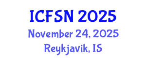 International Conference on Food Science and Nutrition (ICFSN) November 24, 2025 - Reykjavik, Iceland