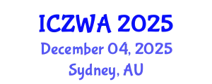 International Conference on Zoology and Wild Animals (ICZWA) December 04, 2025 - Sydney, Australia