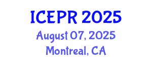 International Conference on Environmental Pollution and Remediation (ICEPR) August 07, 2025 - Montreal, Canada