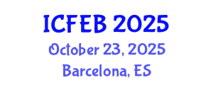 International Conference on Food Engineering and Biotechnology (ICFEB) October 23, 2025 - Barcelona, Spain
