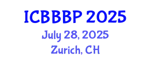 International Conference on Bioenergy, Biogas and Biogas Production (ICBBBP) July 28, 2025 - Zurich, Switzerland