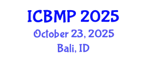 International Conference on Biophysics and Medical Physics (ICBMP) October 23, 2025 - Bali, Indonesia