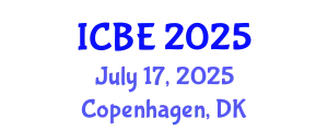 International Conference on Biomedical Engineering (ICBE) July 17, 2025 - Copenhagen, Denmark