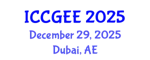 International Conference on Corporate Governance in Emerging Economies (ICCGEE) December 29, 2025 - Dubai, United Arab Emirates