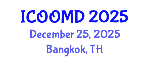 International Conference on Osteoporosis, Osteoarthritis and Musculoskeletal Diseases (ICOOMD) December 25, 2025 - Bangkok, Thailand