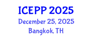 International Conference on Entomology and Plant Pathology (ICEPP) December 25, 2025 - Bangkok, Thailand