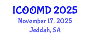 International Conference on Osteoporosis, Osteoarthritis and Musculoskeletal Diseases (ICOOMD) November 17, 2025 - Jeddah, Saudi Arabia