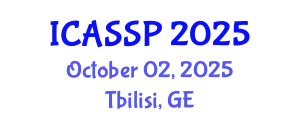 International Conference on Acoustics, Speech and Signal Processing (ICASSP) October 02, 2025 - Tbilisi, Georgia