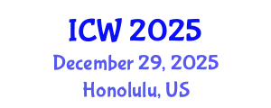 International Conference on Wastewater (ICW) December 29, 2025 - Honolulu, United States