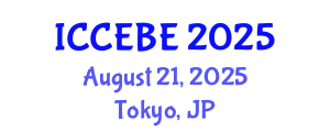 International Conference on Chemical, Environmental and Biological Engineering (ICCEBE) August 21, 2025 - Tokyo, Japan