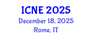 International Conference on Nuclear Engineering (ICNE) December 18, 2025 - Rome, Italy