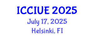 International Conference on Civil, Infrastructure and Urban Engineering (ICCIUE) July 17, 2025 - Helsinki, Finland