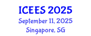 International Conference on Earthquake Engineering and Seismology (ICEES) September 11, 2025 - Singapore, Singapore