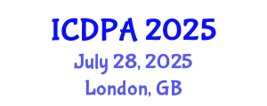 International Conference on Developmental Psychology and Adolescence (ICDPA) July 28, 2025 - London, United Kingdom
