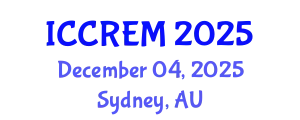 International Conference on Coral Reef Evaluation and Monitoring (ICCREM) December 04, 2025 - Sydney, Australia