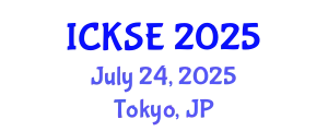International Conference on Knowledge and Software Engineering (ICKSE) July 24, 2025 - Tokyo, Japan