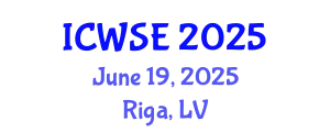 International Conference on Wood Science and Engineering (ICWSE) June 19, 2025 - Riga, Latvia