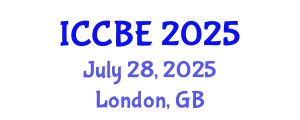 International Conference on Chemical and Biochemical Engineering (ICCBE) July 28, 2025 - London, United Kingdom