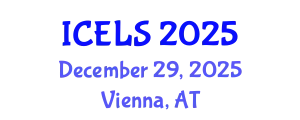 International Conference on Education and Learning Sciences (ICELS) December 29, 2025 - Vienna, Austria