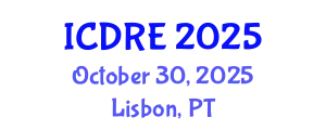 International Conference on Desalination and Renewable Energy (ICDRE) October 30, 2025 - Lisbon, Portugal