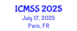 International Conference on Mathematical and Statistical Sciences (ICMSS) July 17, 2025 - Paris, France