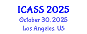 International Conference on Astronomy and Space Sciences (ICASS) October 30, 2025 - Los Angeles, United States