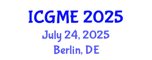 International Conference on Green Manufacturing Engineering (ICGME) July 24, 2025 - Berlin, Germany