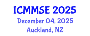 International Conference on Metallurgy, Materials Science and Engineering (ICMMSE) December 04, 2025 - Auckland, New Zealand