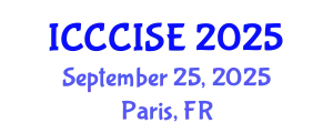 International Conference on Computer, Communication and Information Sciences, and Engineering (ICCCISE) September 25, 2025 - Paris, France