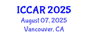 International Conference on Control, Automation and Robotics (ICCAR) August 07, 2025 - Vancouver, Canada