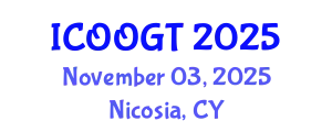 International Conference on Offshore Oil and Gas Technology (ICOOGT) November 03, 2025 - Nicosia, Cyprus