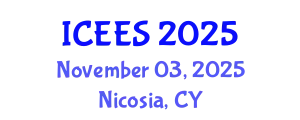 International Conference on Earthquake Engineering and Seismology (ICEES) November 03, 2025 - Nicosia, Cyprus