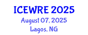 International Conference on Environmental and Water Resources Engineering (ICEWRE) August 07, 2025 - Lagos, Nigeria