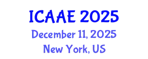 International Conference on Aerospace and Aviation Engineering (ICAAE) December 11, 2025 - New York, United States