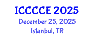 International Conference on Communication, Control and Computer Engineering (ICCCCE) December 25, 2025 - Istanbul, Turkey