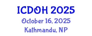 International Conference on Dentistry and Oral Health (ICDOH) October 16, 2025 - Kathmandu, Nepal