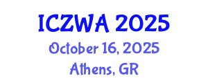 International Conference on Zoology and Wild Animals (ICZWA) October 16, 2025 - Athens, Greece