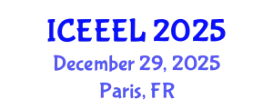 International Conference on e-Education and e-Learning (ICEEEL) December 29, 2025 - Paris, France
