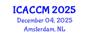 International Conference on Anesthesiology and Critical Care Medicine (ICACCM) December 04, 2025 - Amsterdam, Netherlands
