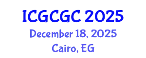 International Conference on Geopolymer Cement and Geopolymer Concrete (ICGCGC) December 18, 2025 - Cairo, Egypt