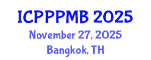 International Conference on Plant Pathology and Plant-Microbe Biology (ICPPPMB) November 27, 2025 - Bangkok, Thailand