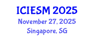 International Conference on Innovation, Entrepreneurship and Strategic Management (ICIESM) November 27, 2025 - Singapore, Singapore