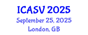 International Conference on Animal Sciences and Veterinary (ICASV) September 25, 2025 - London, United Kingdom