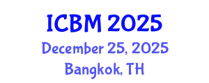 International Conference on Biomechanics (ICBM) December 25, 2025 - Bangkok, Thailand