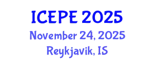 International Conference on Electrical and Power Engineering (ICEPE) November 24, 2025 - Reykjavik, Iceland