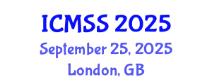 International Conference on Mathematical and Statistical Sciences (ICMSS) September 25, 2025 - London, United Kingdom