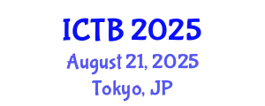 International Conference on Taxonomy and Biodiversity (ICTB) August 21, 2025 - Tokyo, Japan