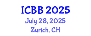 International Conference on Biotechnology and Biodiversity (ICBB) July 28, 2025 - Zurich, Switzerland